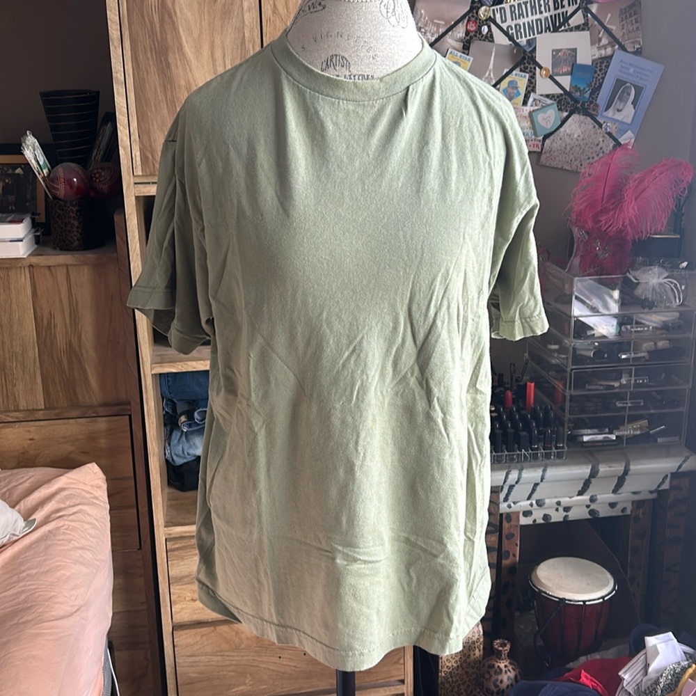 Green Foot Action T-Shirt - Medium